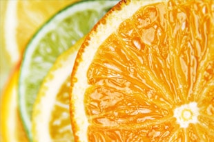 Vereschillende citrusvruchten die allemaal onderdeel uitmaken van Venolet